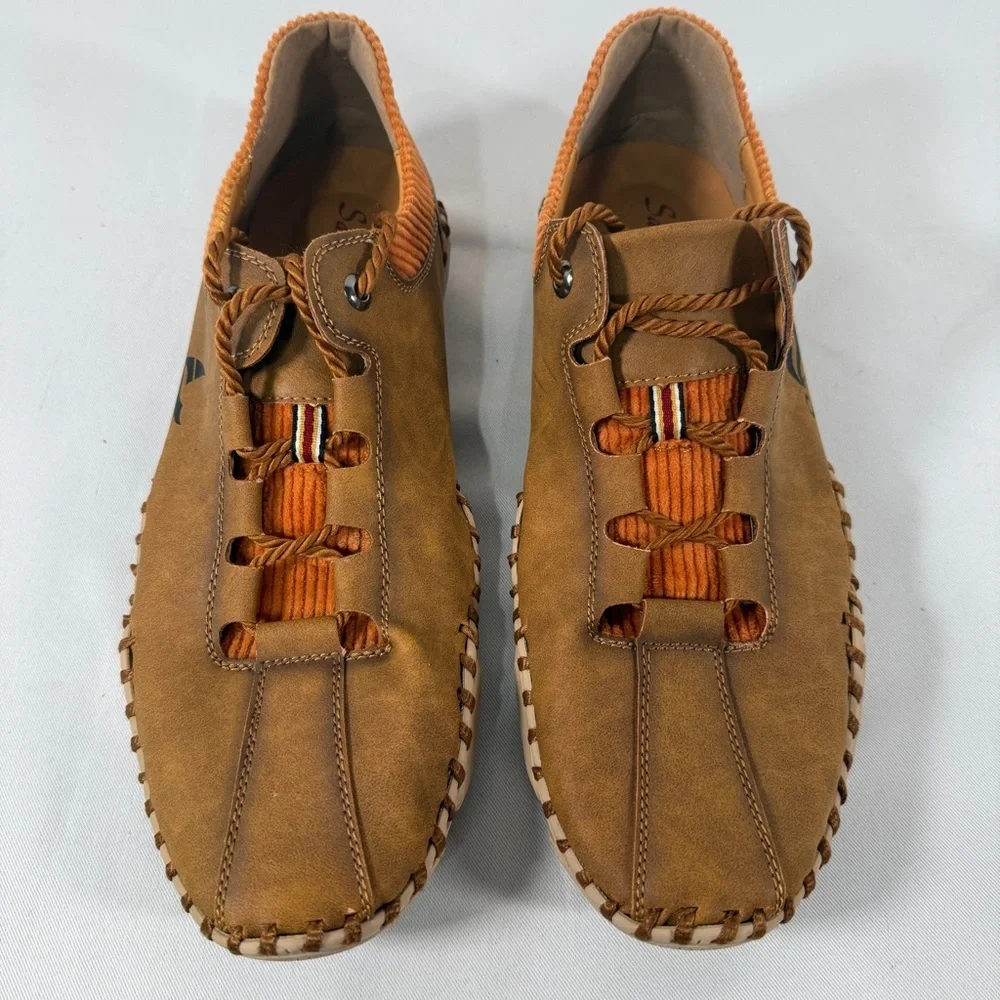 Salkin, Men's Tan Casual Loafers